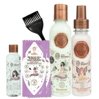 KIT Keratina Evolución 250ML - Mediana (2 personas) + Perfume Termoprotector Ritual de Seducción (Rosa) + Cepillo Aplicador