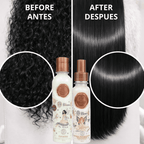KIT Keratina Evolución 250ML - Mediana (2 personas) + Perfume Termoprotector Ritual de Seducción (Rosa) + Cepillo Aplicador