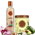 KIT 2 Crecimiento Acelerado y Ultrareparador S.O.S. : Shampoo de Cebolla + Mascarilla Bomba Botánica S.O.S.