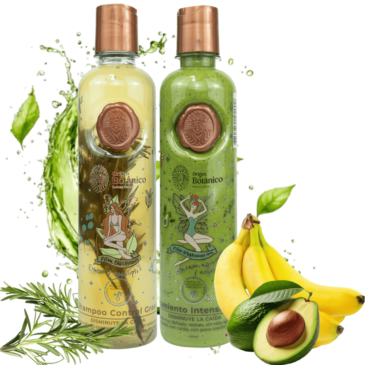 KIT 2 Crecimiento Acelerado y Ultrareparador Control Grasa Shampoo de Romero + Tratamiento Intensivo PLEX