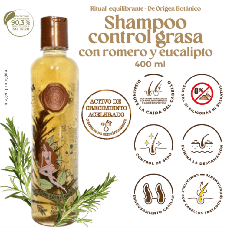Shampoo de Romero Control Grasa