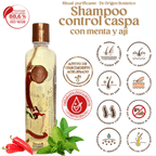 Shampoo Control Caspa con Menta y Ají